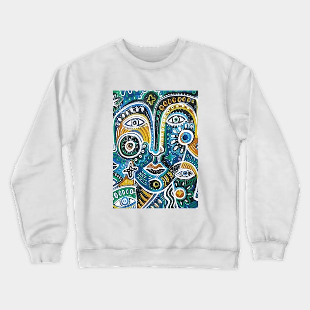 art face Crewneck Sweatshirt by Daria Kusto